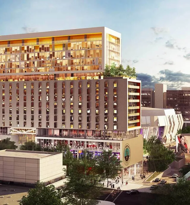Tower street view rendering
