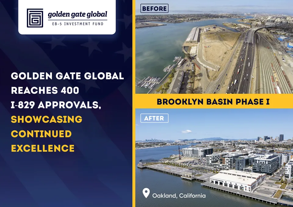 Golden Gate Global Reaches 400 I-829 Approvals, Showcasing Continued Excellence Golden Gate Global Reaches 400 I-829 Approvals, Showcasing Continued Excellence