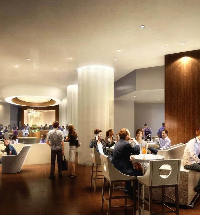 Courtside Club lounge seating